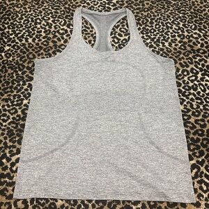 Lululemon Gray Swiftly Tank Top, Hip Length